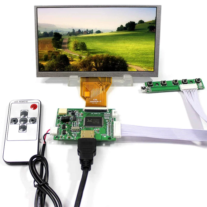 6.5inch AT065TN14 800X480 16:9 Aspect Ratio TFT-LCD Screen With HDMI LCD Controller Board