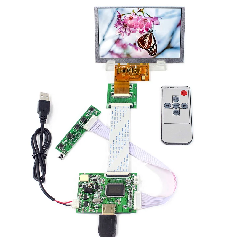 5inch VS050T-002A 800X480 TFT-LCD Screen With HDMI LCD Controller Board screen lcd 800x480 lcd 5inch with lcd controller board lcd 800x480 800x480 5inch screen and controller board