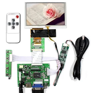 5inch HSD050IDW 800X480 TFT-LCD Screen With Touch Panel + HDMI VGA 2AV LCD Controller Board