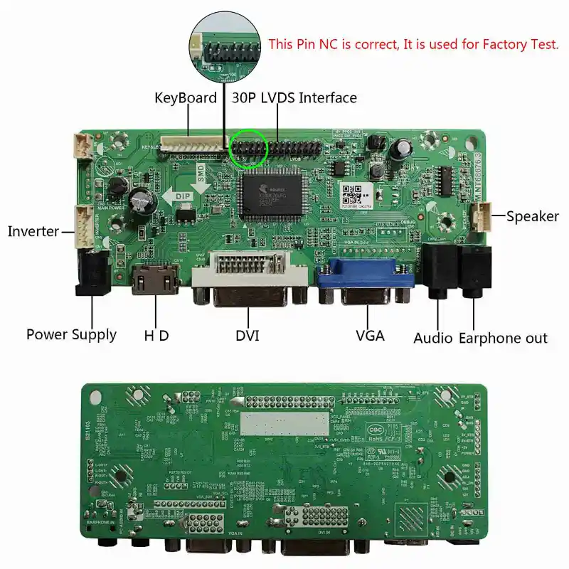 27inch 1920X1080 VS270GF 1500nit Sunlight Readable TFT-LCD Screen With HDMI VGA DVI LCD Controller Board