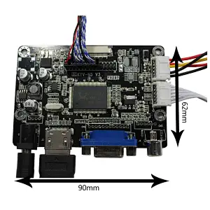 HDMI VGA AV LCD Controller Board with 10.4inch 800X600 1000nit TFT- LCD Screen