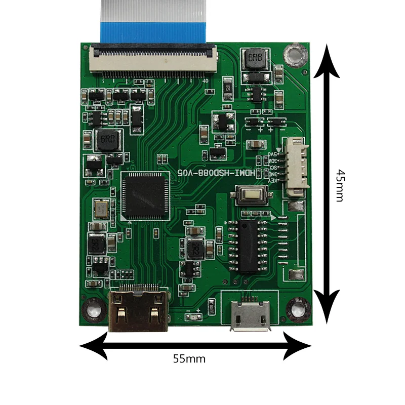 8.8inch HSD088IPW1 1920x 480 IPS TFT-Screen WIth HDMI -MIPI Control Board