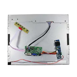 19inch 1280X1024 Outdoor Screen 1000nit LCD Display Panel with VGA DVI LCD Controller Board