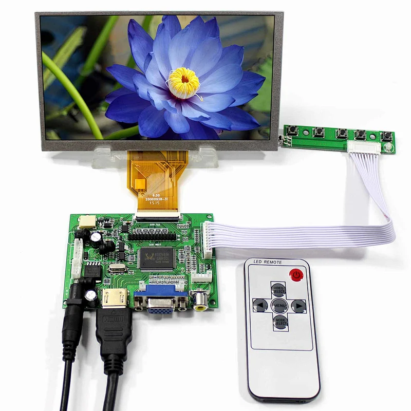 6.5inch AT065TN14 800X480 TFT-LCD Screen With HDMI VGA+2AV LCD Controller Board