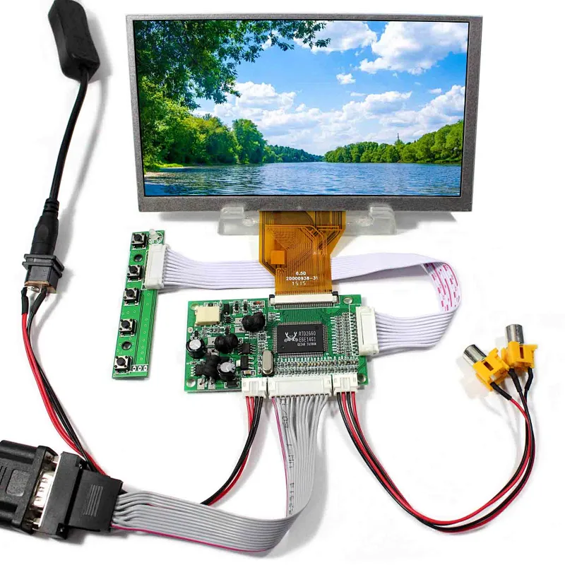 6.5inch AT065TN14 800X480 LCD Screen with VGA+2AV LCD Controller Board