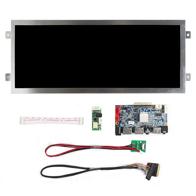 12.3inch 850nit HSD123IPW1-A00 1290X720 TFT-LCD Screen with HDMI USB LCD Controller Board