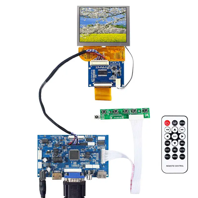 TFT-LCD 3.5inch 800X600 VS035SD1 LCD Screen With HDMI VGA+2AV LCD Controller Board