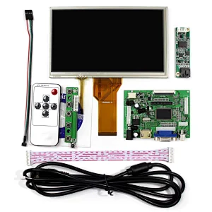 7inch AT070TN92 800X480 LCD With 4-Wire Resistive Touch Panel + HDMI VGA+2AV LCD Controller Board 7inch AT070TN92 800X480 hdmi lcd controller board 7inch 800x480 lcd screen HDMI VGA AV lcd controller board for 7 inch 800x480 resistive touch panel