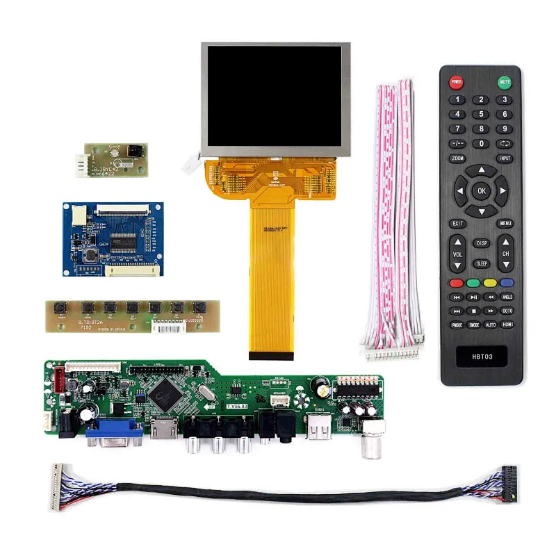 3.5inch 800X600 VS035SD1 TFT-LCD Screen With HDMI VGA AV USB RF LCD Controller Board lcd hdmi vga av rf controller board 3.5 inch lcd with controller board hdmi hdmi lcd controller board 3.5 inch 800x600 lcd screen