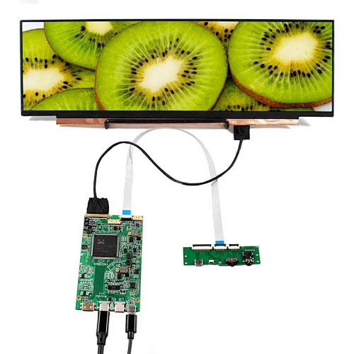 14 inch NV140XTM-N52 3840X1100 IPS Stretch Bar screen TFT-LCD Screen With Mini HDMI Type C LCD Controller 14inch 3840x1000 14inch lcd with controller board 14 inch NV140XTM-N52 ips lcd screen hdmi type c lcd controller board