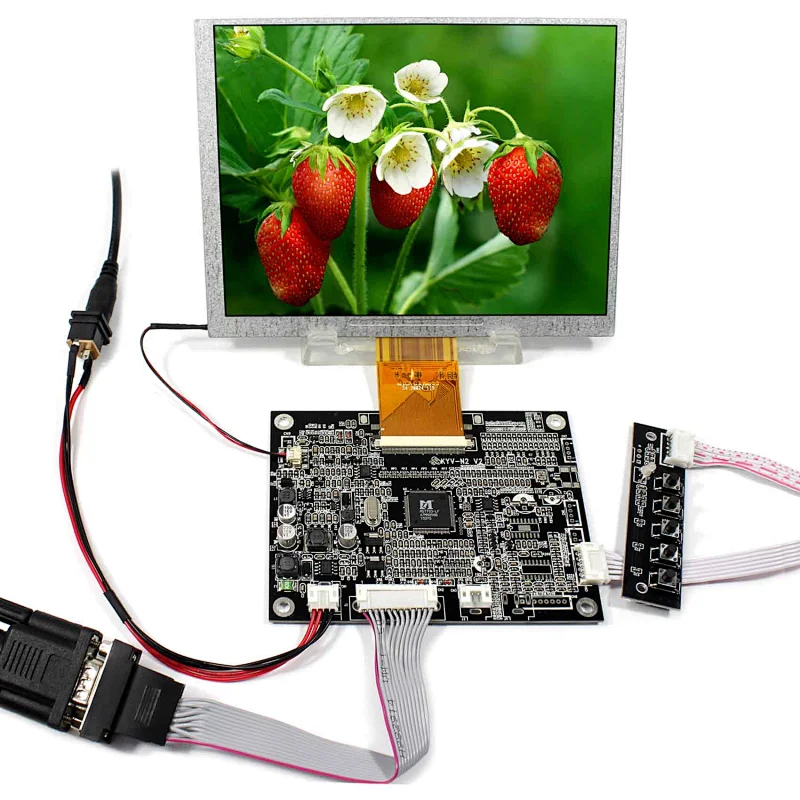 7inch A070SN02 800X600 TFT-LCD Screen With VGA LCD Controller Board 7inch A070SN02 800X600 7inch 800x600 lcd screen with vga driver 7inch lcd screen 7inch lcd