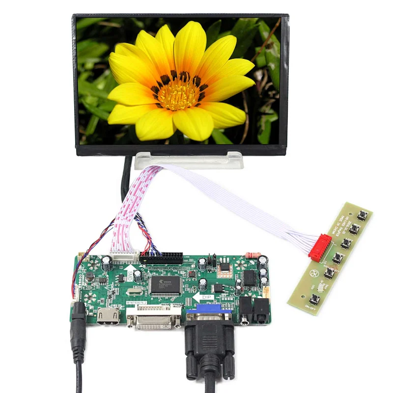 7inch 16:10 N070ICG-LD1 1280X800 TFT-LCD Screen With HDMI VGA DVI LCD Controller Board 7inch N070ICG-LD1 1280X800 7inch 1280x800 lcd with hdmi vga dvi controller board vga hdmi dvi controller board hdmi lcd controller board vga hdmi dvi