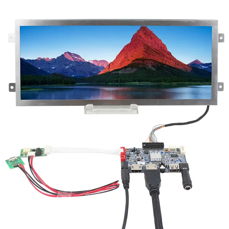 12.3inch 850nit HSD123IPW1-A00 1290X720 TFT-LCD Screen with HDMI USB LCD Controller Board