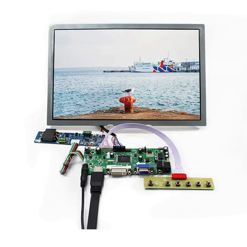 12.1inch AA121TD02 1280x800 1000nit LCD Screen With HDMI VGA DVI LCD Controller Board