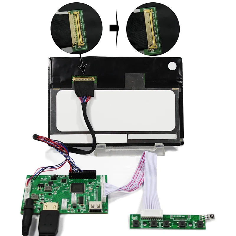 7inch TFT-LCD N070ICG-LD1 1280X800 Screen With HD-MI LCD Driver Board 7inch 1280x800 7inch N070ICG-LD1 1280X800 1280x800 lcd 7inch lcd