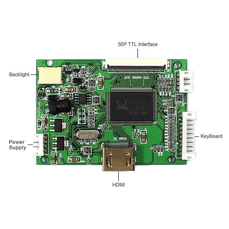 6.5inch AT065TN14 800X480 16:9 Aspect Ratio TFT-LCD Screen With HDMI LCD Controller Board