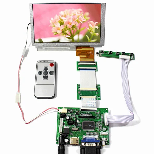 6.2inch HSD062IDW1 800X480 TFT-LCD Screen With HDMI VGA+2AV LCD Controller Board