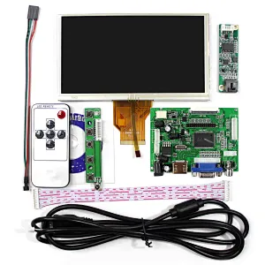 6.5inch AT065TN14 800X480 LCD 4-Wire Resistive Touch Panel Screen with HDMI VGA+2AV LCD Controller Board