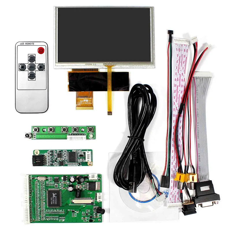5inch HSD050IDW 800X480 LCD Screen Touch Panel with VGA 2AV LCD Controller Board lcd 5inch lcd 800x480 5inch lcd screen with driver board 5inch lcd touch screen lcd panel controller board 800x480 touch screen panel