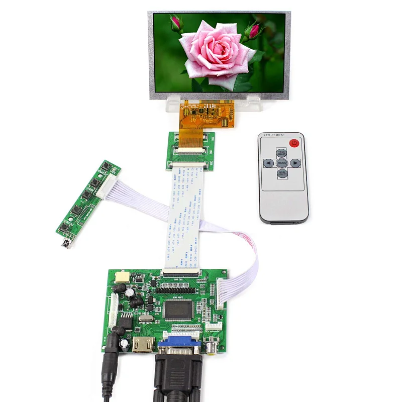 5 inch VS050T-002A 800X480 TFT-LCD Screen With HDMI+VGA+2AV LCD Controller Board 5 inch tft lcd 800x480 5 inch lcd screen screen lcd 800x480 5inch lcd with controller board lcd 800x480