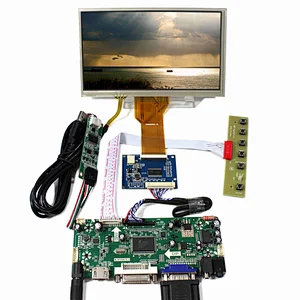 7inch AT070TN92 800X480 LCD Screen Touch Panel With HDMI VGA DVI LCD Controller Board