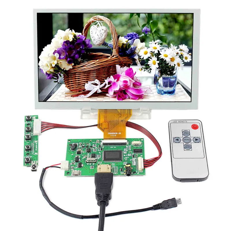 8inch AT080TN64 800X480 LCD Screen with HDMI LCD Controller Board 8inch AT080TN64 800X480 hdmi lcd controller board screen lcd 800x480 AT080TN64 hdmi controller for lcd resolution 800x480 pixels lcd screen lcd module controller board