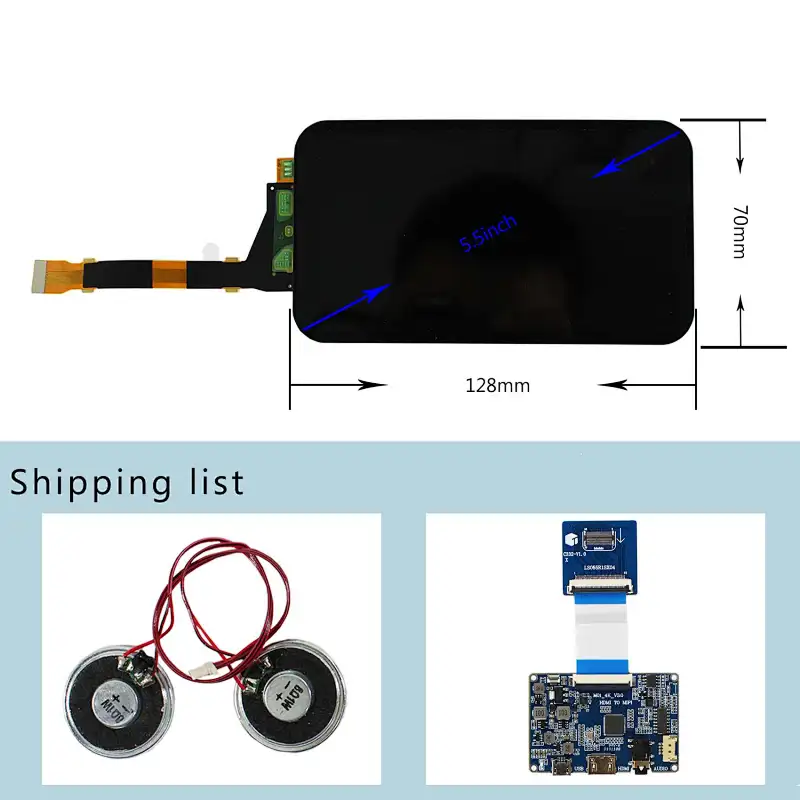 5.5inch LS055R1SX04 1440X2560 TFT-LCD Screen With HD-MI To Mipi LCD Controller Board