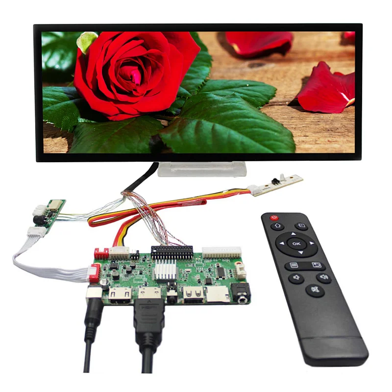 12.3inch HSD123KPW1-A30/HSD123KPW2-D10 1920X720 IPS 850nit LCD Screen with HDMI VGA DVI LCD Controller Board