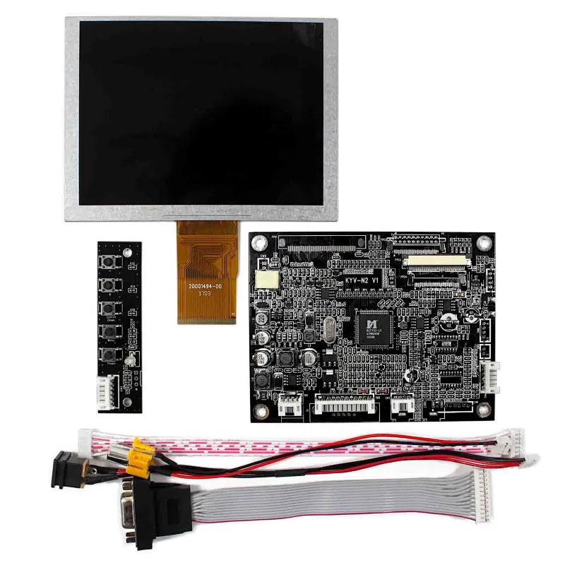 5inch ZJ050NA-08C 640X480 4:3 Aspect Ratio TFT-LCD with VGA+AV LCD Controller Board KYV-N2 V1 5inch 640x480 lcd screen lcd 640x480 5inch lcd screen with vga av controller board vga av controller board for 5inch 640x480