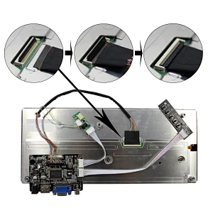 12.3 inch IPS HSD123KPW1 1920X720 Stretch Bar Screen TFT-LCD Screen With HD-MI VGA AV LCD Controller Board