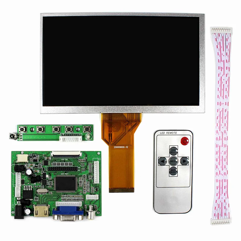 7inch AT070TN93 800X480 LCD LCD Screen with HDMI VGA+2AV LCD Controller Board hdmi lcd controller board lcd controller board hdmi lcd 7inch 800x480 screen lcd 800x480 hdmi controller for lcd