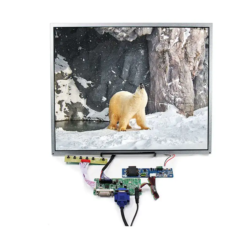 19inch 1280X1024 Outdoor Screen 1000nit LCD Display Panel with VGA DVI LCD Controller Board