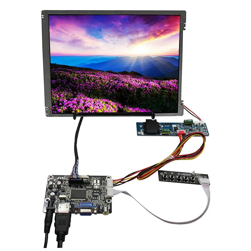 HDMI VGA AV LCD Controller Board with 10.4inch 800X600 1000nit TFT- LCD Screen