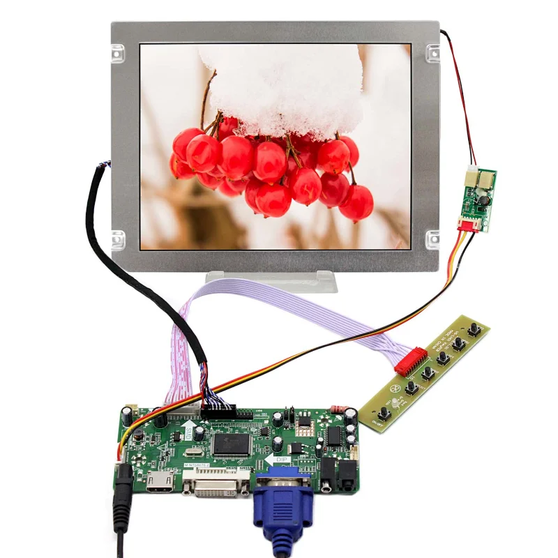 8inch PD080SL3 800X600 LCD Screen With HDMI VGA DVI LCD Controller Board 8inch PD080SL3 800X600 hdmi lcd controller board 800x600 lcd hdmi hdmi vga dvi