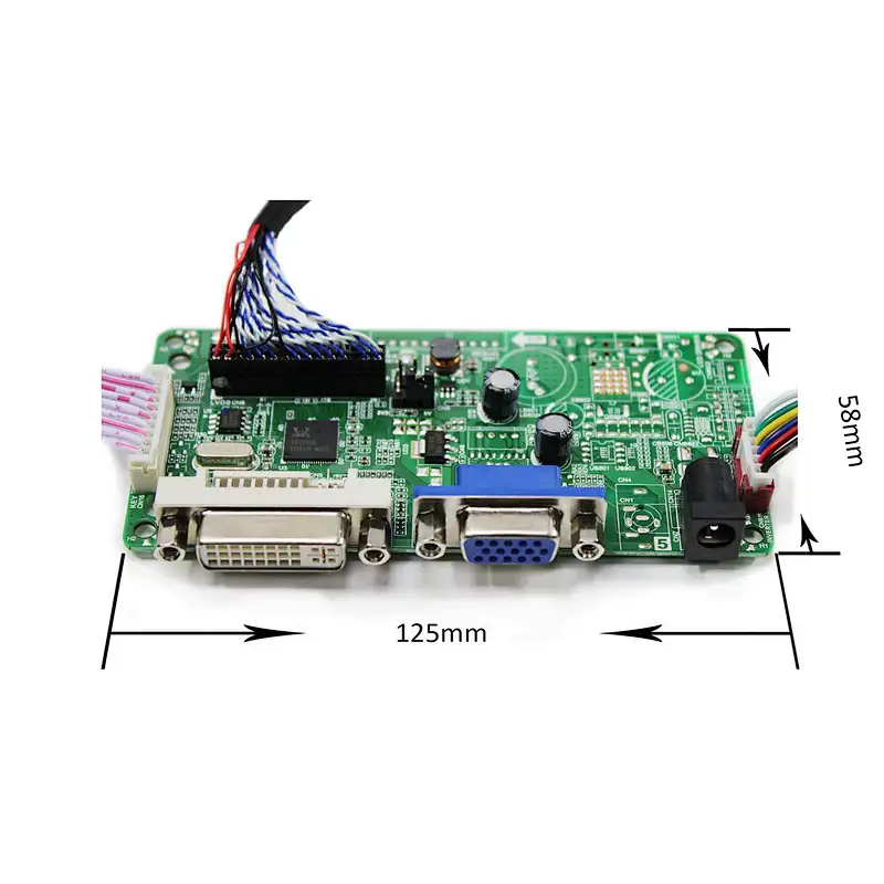 19inch 1280X1024 Outdoor Screen 1000nit LCD Display Panel with VGA DVI LCD Controller Board
