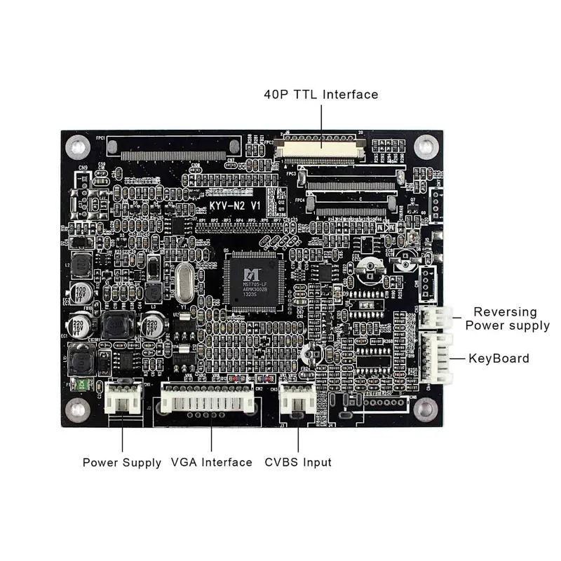 7inch AT070TNA2 1024X600 LCD Screen with VGA+AV LCD Controller Board Support Reversing lcd screen controller board 7inch AT070TNA2 1024X600 7inch 1024x600 lcd 7inch 1024x600 screen with vga av controller board