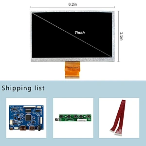 7inch IPS VS070T-006A 1024x600 TFT-LCD Screen With HD-MI USB LCD Controller Board 7inch 1024x600 lcd screen 7inch lcd screen 7inch ips lcd 1024x600 lcd screen 7inch lcd screen with hdmi usb controller board