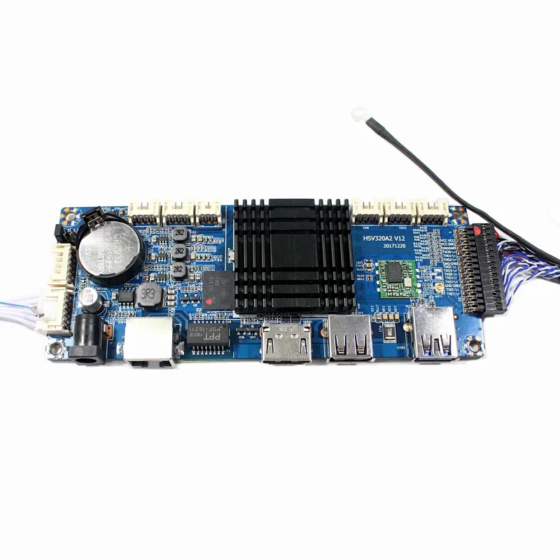 28.6 inch VSFHD286IIE01 1920X540 Stretched Bar Display IPS LCD Screen With Android 4.4 LCD Controller Board