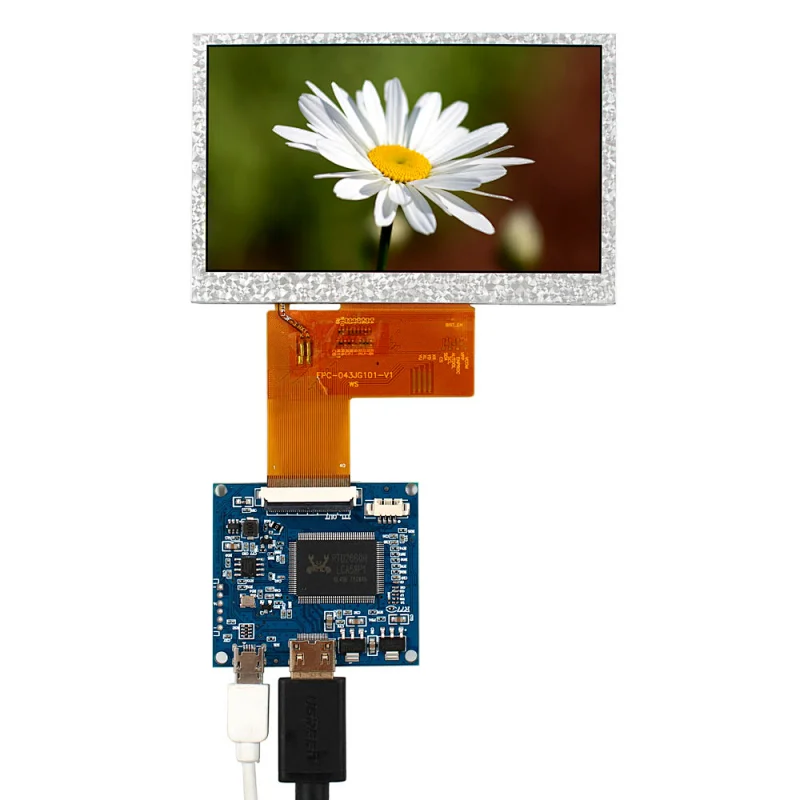 4.3 inch 800X480 VS043T-006A TFT-LCD Screen with HDMI LCD Controller Board