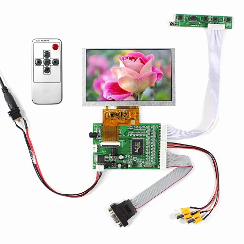 5inch VS050T-002A 800X480 TFT-LCD Screen With VGA+2AV LCD Controller Board screen lcd 800x480 lcd 5inch with vga av controller board lcd 800x480 resolution 800x480 pixels lcd screen 800x480