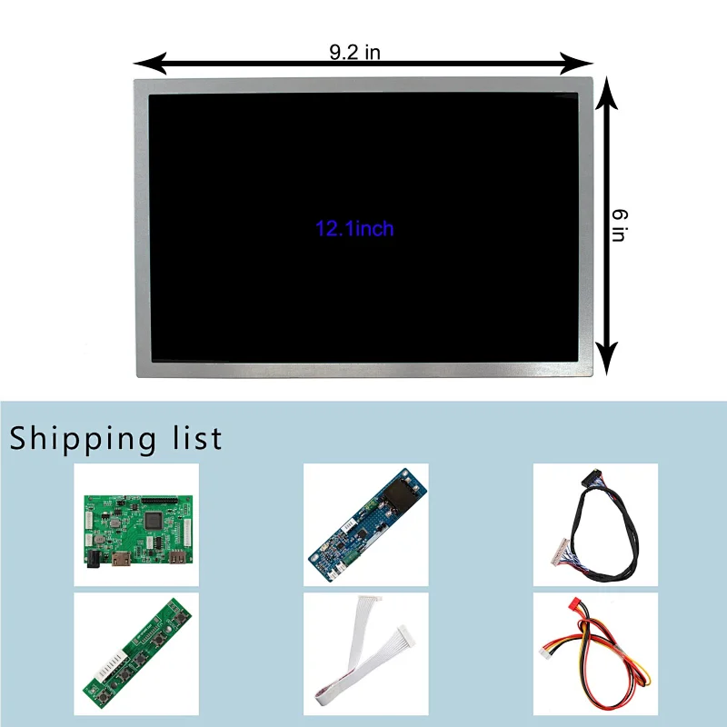 12.1inch 1280x800 1000nit TFT-LCD Screen WIith HD-MI LCD controller Board