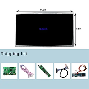 15.6inch 1920X1080 1000nit Sunlight Readable Outdoor LCD Screen with HD-MI USB LCD Board