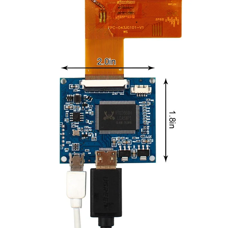 4.3 inch 800X480 VS043T-006A TFT-LCD Screen with HDMI LCD Controller Board