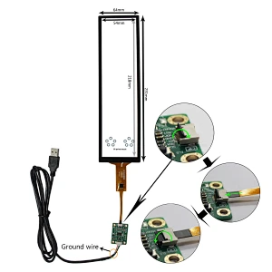8.8inch Capacitive Touch Panel Work For 8.8inch 480x1920 HSD088IPW1-A00 LCD Screen