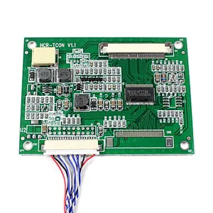 LVDS to TTL Tcon Board For AT065TN14 AT070TN92 EJ080NA AT090TN12 LCD Screen
