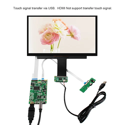 11.6inch eDP 1920X1080 IPS LCD Screen Capacitive Touch Panel with HD-MI TYPE-C LCD Controller Board lcd touch screen capacitive lcd panel controller board lcd screen with touch panel edp lcd screen 11.6" IPS LCD Screen