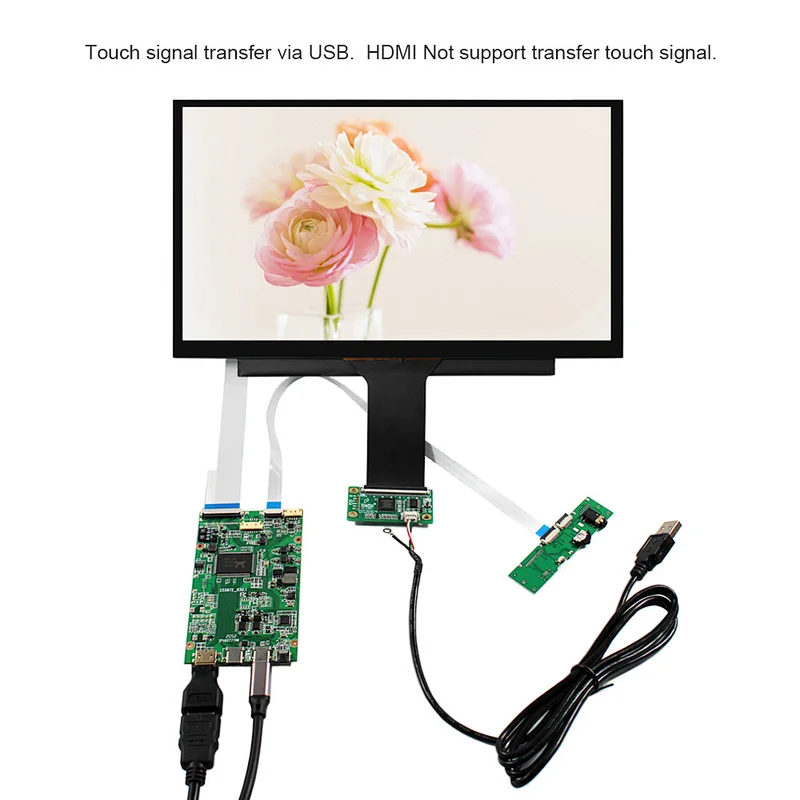 11.6inch eDP 1920X1080 IPS LCD Screen Capacitive Touch Panel with HD-MI TYPE-C LCD Controller Board