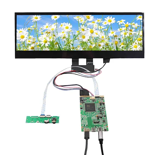 Type C HDMI Board For eDP 14" 4K 3840x1100 Capacitive Touch LCD Screen lcd touch screen capacitive 14" EDP Capacitive touch lcd 4k lcd screen 3840x1100 Capacitive Touch LCD Screen NV140XTM-N52 strip lcd hdmi board for 14" 4k lcd screen