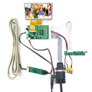 VGA 2AV LCD Board Work for 4.3inch 40Pin TTL TFT LCD Screen 40pin lcd screen lcd screen for tft ttl lcd lcd ttl tft lcd vga manufacturers 4.3