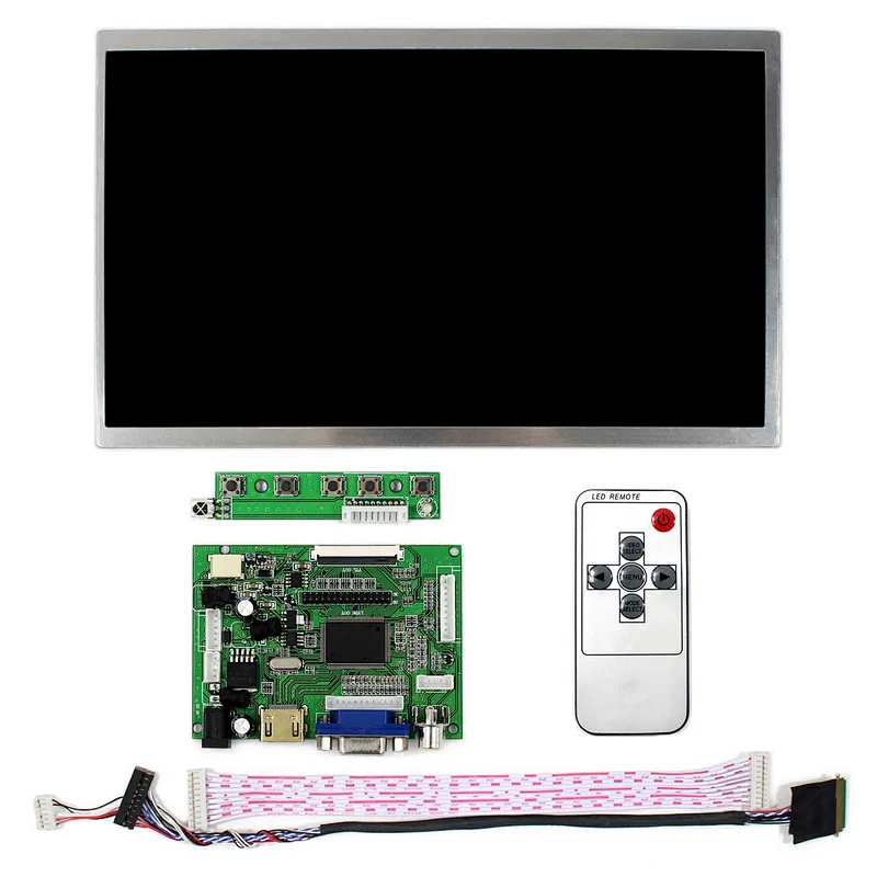10.1inch 1024X600 TFT-LCD Screen With HDMI VGA+2AV LCD Controller Board